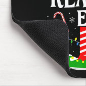 De Lezende Elf Kerst Grappig Boek Lezer Kerstmis B Muismat (Hoek)