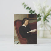 De lezer, 1861 briefkaart (Staand voorkant)