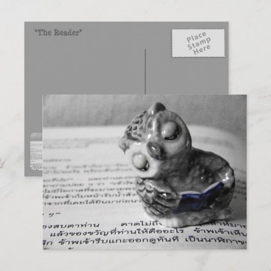 De lezer briefkaart (Voorkant / Achterkant)