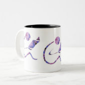 De lezer - Drama-Mok Tweekleurige Koffiemok (Voorkant links)