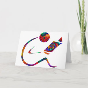 De lezer - Fantasy Blank Card Kaart