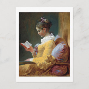 De lezer, Fragonard Briefkaart