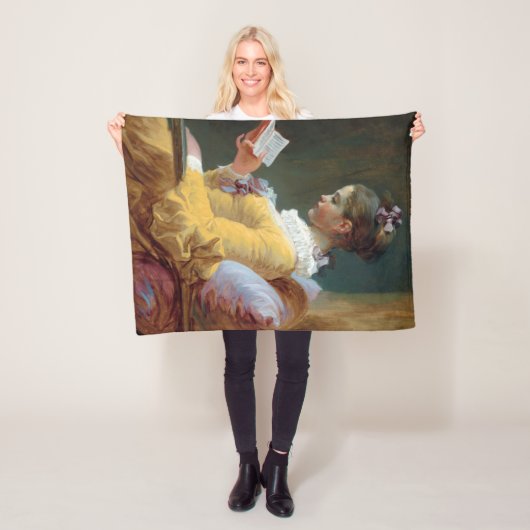 De lezer, Fragonard Fleece Deken (In situ)