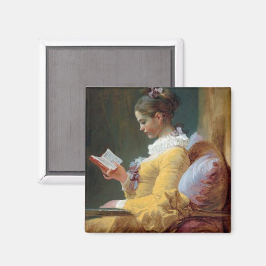 De lezer, Fragonard Magneet (Voorkant / Achterkant)
