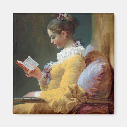 De lezer, Fragonard Magneet (Voorkant)