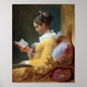 De lezer, Fragonard Poster (Voorkant)