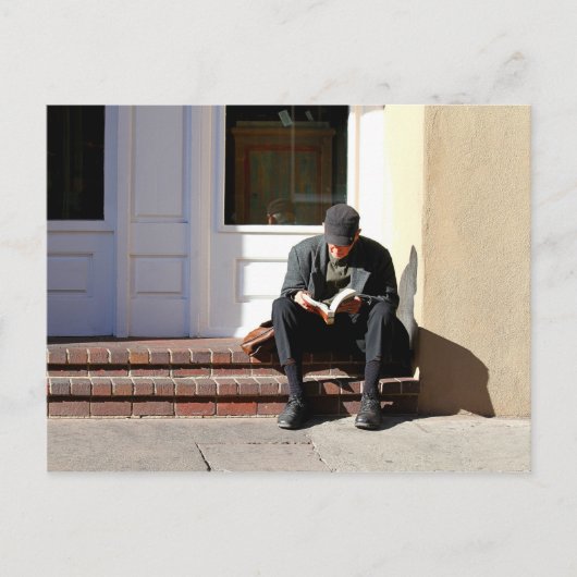 De lezer in Santa Fe, New Mexico Briefkaart (Voorkant)
