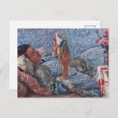 De lezer | Lovis Corinth Briefkaart (Voorkant / Achterkant)