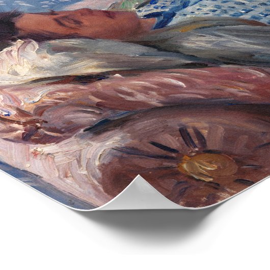 De lezer | Lovis Corinth Poster (Hoek)