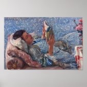 De lezer | Lovis Corinth Poster (Voorkant)