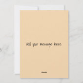 De lezer skelet Tarot Kaart Flat Holiday Kaart (Achterkant)