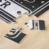 De lezer Skeleton lezen Booklover Halloween Legpuzzel (Zijkant)