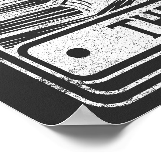 De lezer Skeleton lezen Booklover Halloween Poster (Hoek)