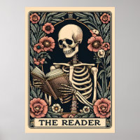De Lezer Skeleton Tarot Kaart