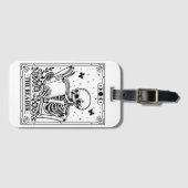 De lezer Tarot-kaart Bagagelabel (Voorkant (horizontaal))