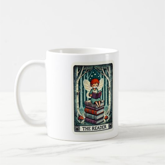 De lezer Tarot Kaart Fairy Koffiemok (Links)