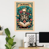 De lezer Tarot-kaart Poster (Thuiskantoor)