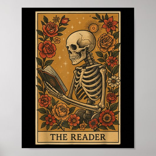 De lezer Tarot-kaart Poster (Voorkant)