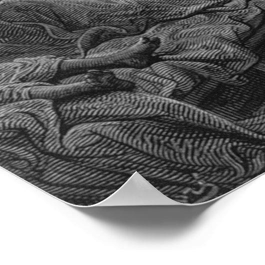 De Lezer van de Manuscript in een Vluchtel van de  Poster (Hoek)