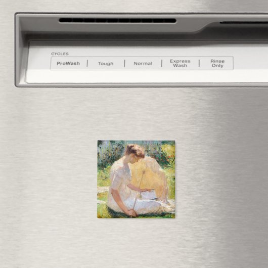 De lezer van Frank Weston Benson Magneet (Insitu (Vaatwasser))