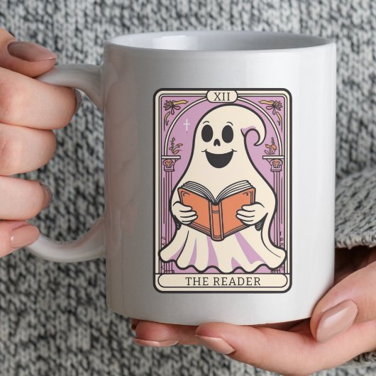 De lezer van Halloween Tarot Koffiemok