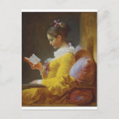 De lezer van Jean-Honore Fragonard Briefkaart (Voorkant)