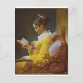 De lezer van Jean-Honore Fragonard Briefkaart