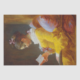 De lezer van Jean-Honore Fragonard Tissuepapier