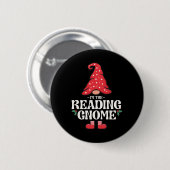 De lezing Gnome Fun Family Matching Group Christus Ronde Button 5,7 Cm (Voorkant /achterkant)