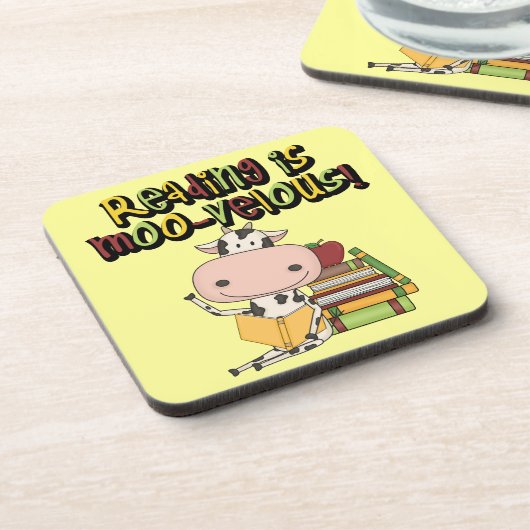 De lezing is moo-Velous Drankjes Onderzetter (Linkerzijde)