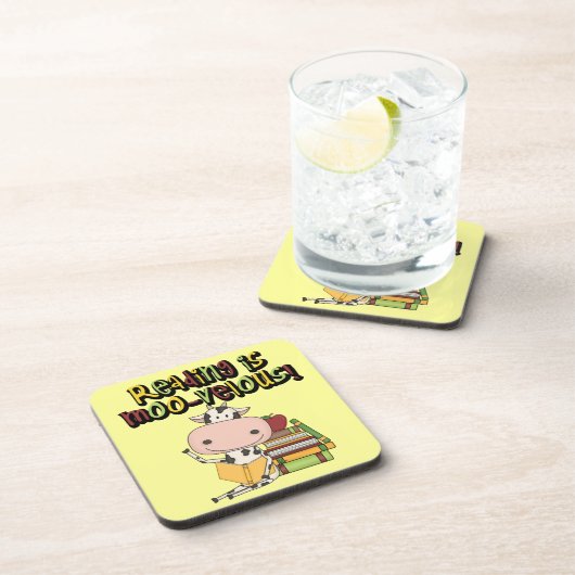 De lezing is moo-Velous Drankjes Onderzetter (Rechterzijde)