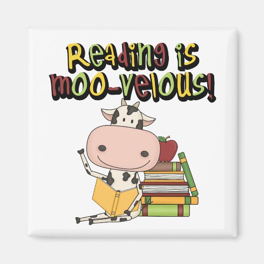 De lezing is moo-Velous Magneet (Voorkant)