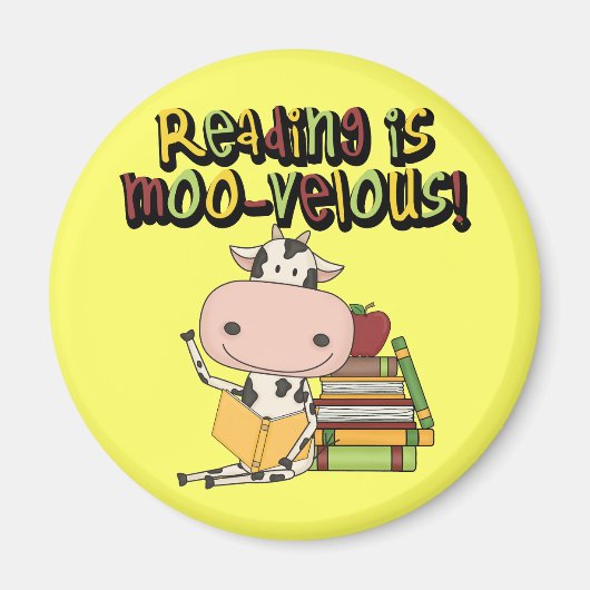 De lezing is moo-Velous Magneet (Voorkant)