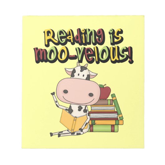 De lezing is moo-Velous Notitieblok (Voorkant)