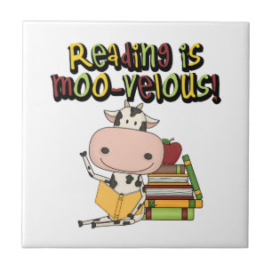 De lezing is moo-Velous Tegeltje