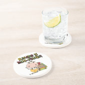 De lezing is moo-Velous Zandsteen Onderzetter (Zijkant)