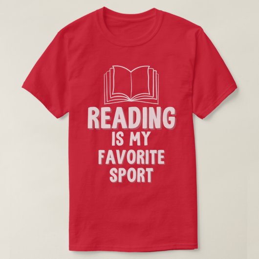 De lezing van de grappige boekenmaker Lover is een T-shirt (Design voorkant)