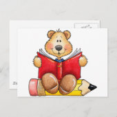 De Lezing van de teddybeer Briefkaart (Voorkant / Achterkant)