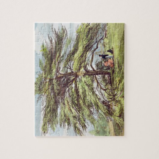 De Libanese cedar-boom in het Arboretum, Kew Garde Legpuzzel (Verticaal)