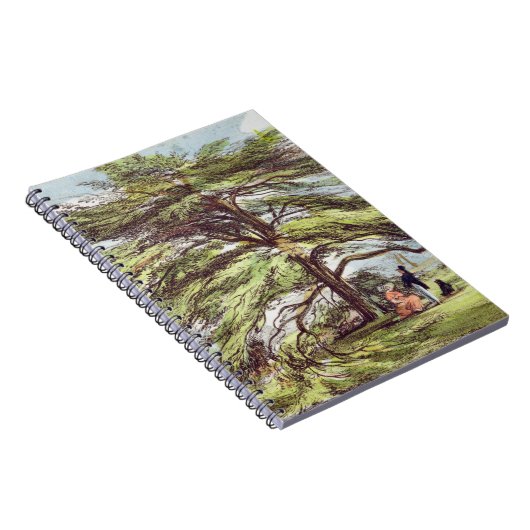 De Libanese cedar-boom in het Arboretum, Kew Garde Notitieboek (Rechterzijde)