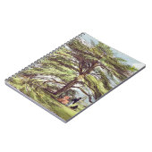 De Libanese cedar-boom in het Arboretum, Kew Garde Notitieboek (Linkerzijde)