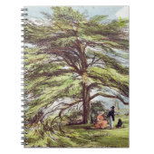 De Libanese cedar-boom in het Arboretum, Kew Garde Notitieboek (Voorkant)
