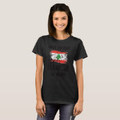De Libanezen zijn hier de Libanese vlag van Libano T-shirt (Voorkant volledig)