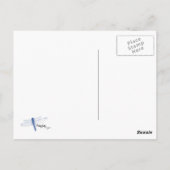 De libellen in de Gras Briefkaart (Achterkant)