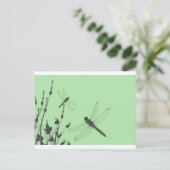 De libellen in de Gras Briefkaart (Staand voorkant)