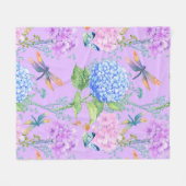 De libellen in de tuin fleece deken (Voorkant (Horizontaal))