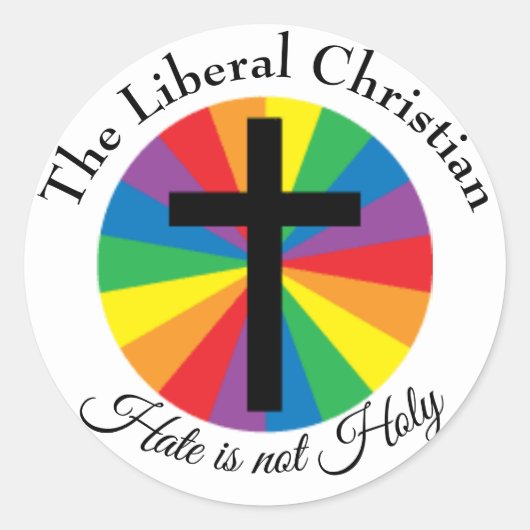 De liberale Christelijke stickers (Voorkant)