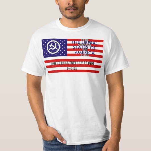 De liberale staten van Amerika T-shirt (Voorkant)