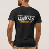 De liberalen laten de klos. t-shirt (Achterkant)