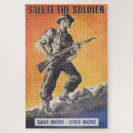 De Liberator. Vertegenwoordiging van Brits poster  Legpuzzel